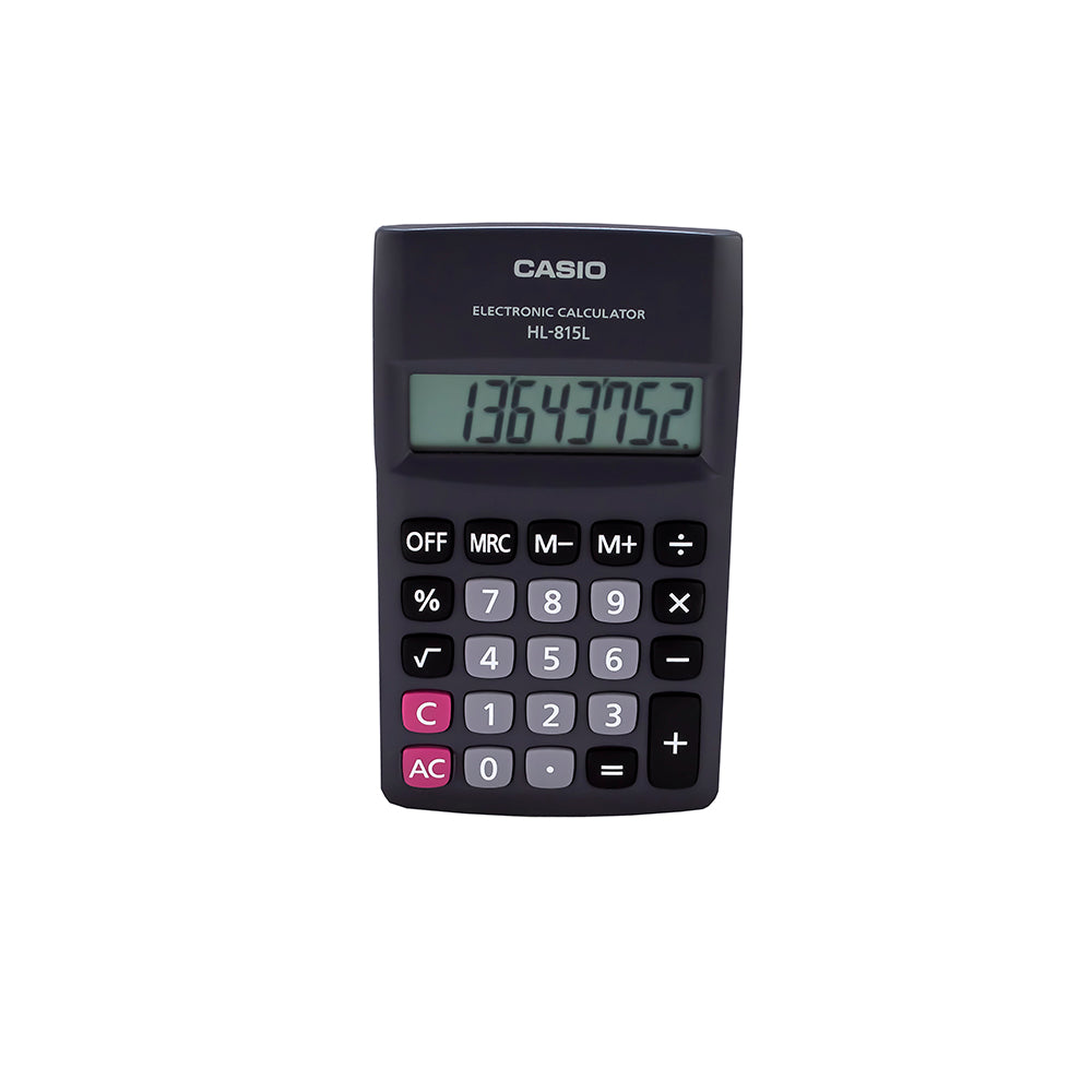 Calculadora bolsillo 8 digitos HL 815L negro Casio