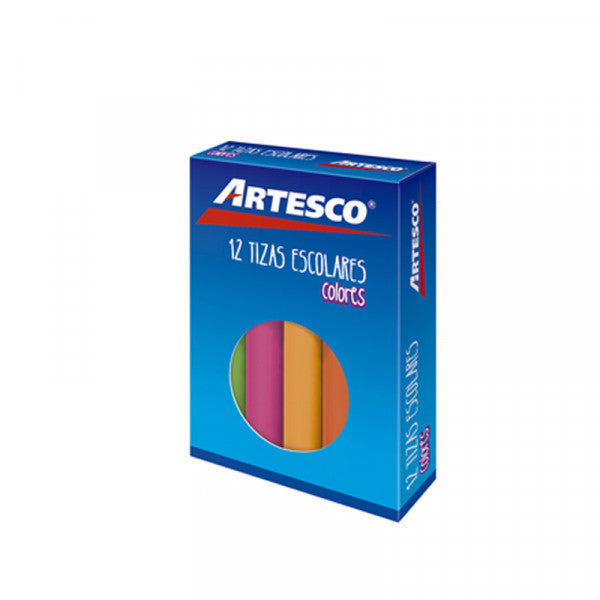 ARTESCO tizas de colores x 12 unidades - PaperStop
