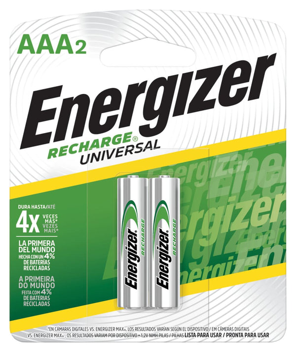 Pila recargable AAA x 2und Energizer
