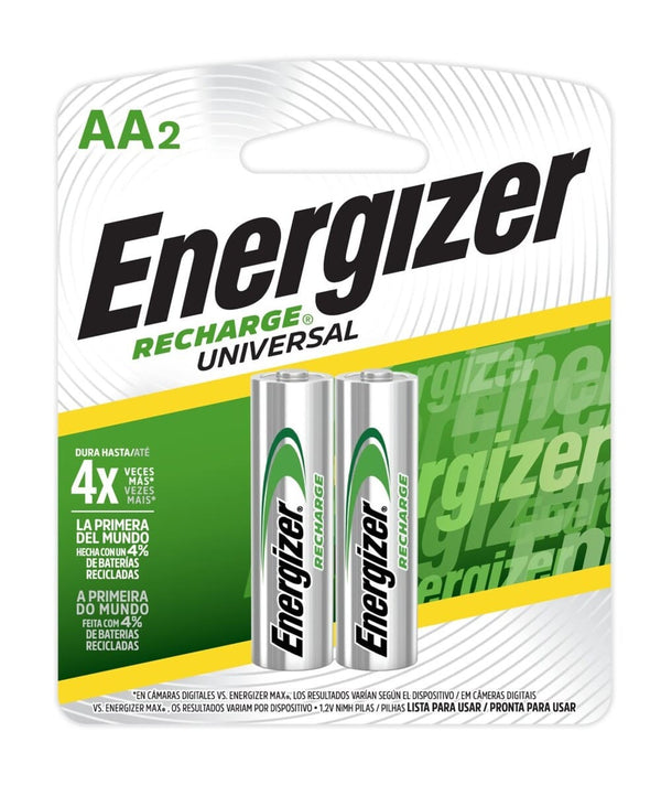 Pila recargable AA x 2und Energizer