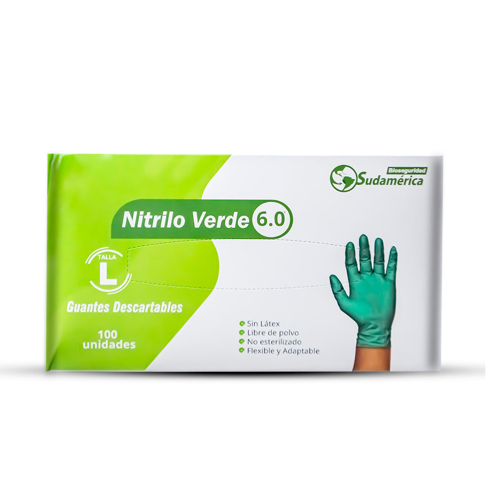 Guantes de nitrilo talla L 6.0gr BSS