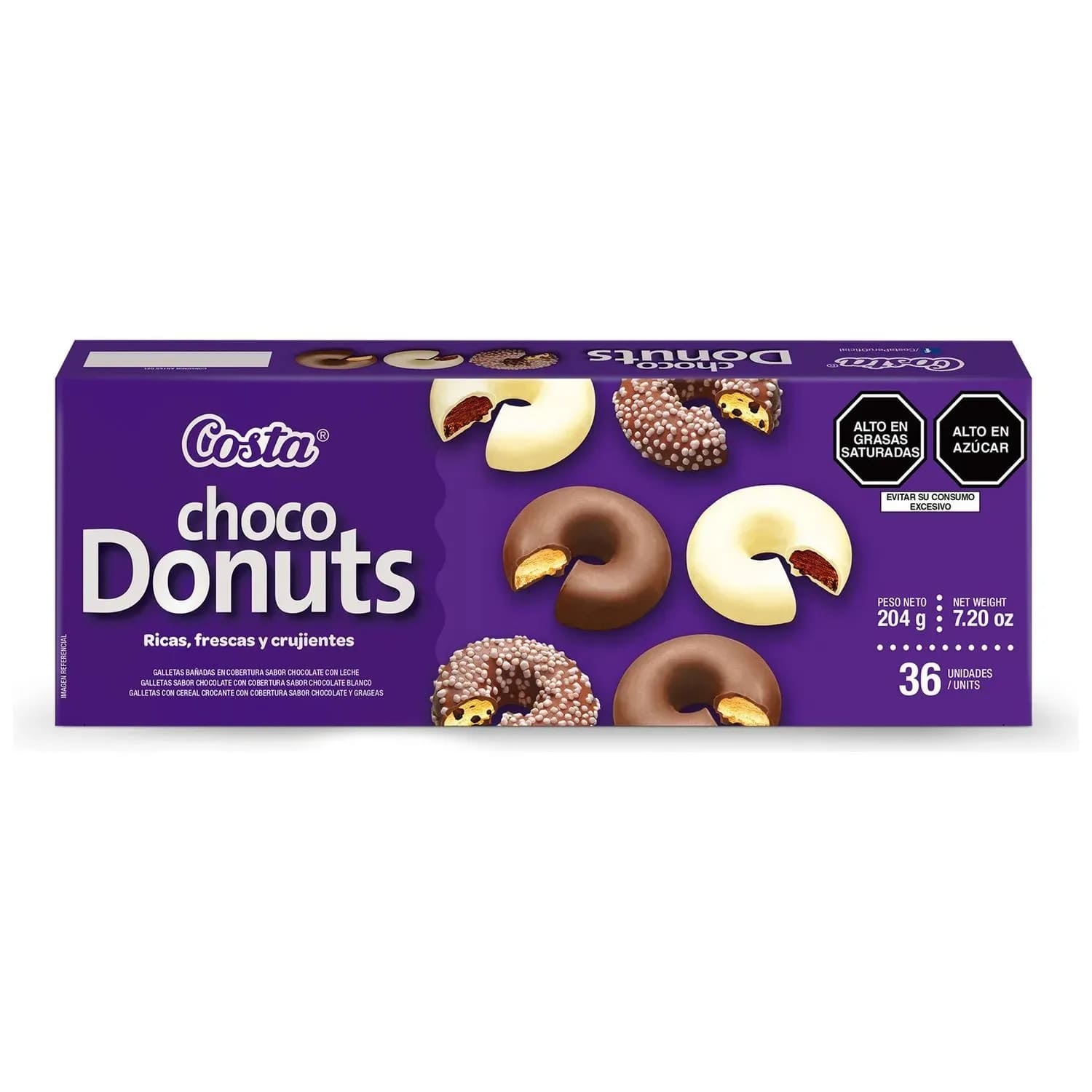 Galleta Chocodonuts 204 gr Costa