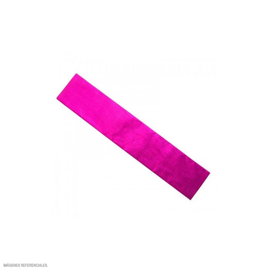 Papel crepé fucsia x 1 unidad