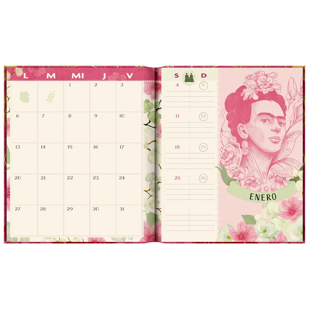 Agenda 2025 Frida Khalo book