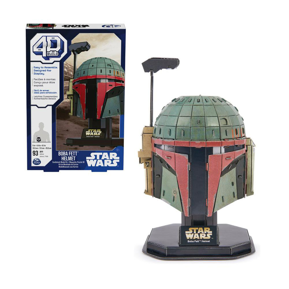 Rompecabezas 4d casco boba fett 93pz Star Wars 4D Build