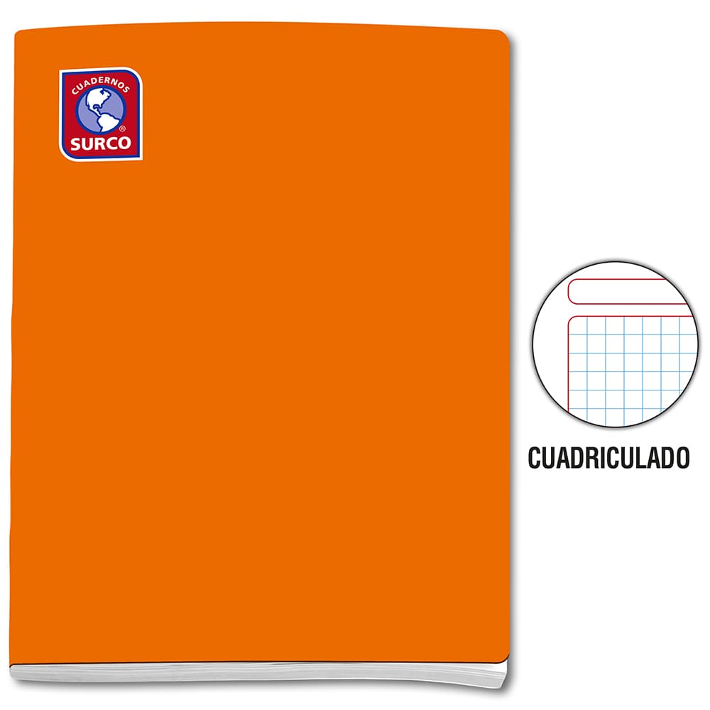 Cuaderno engrapado cuadriculado A5x80 hojas Surco