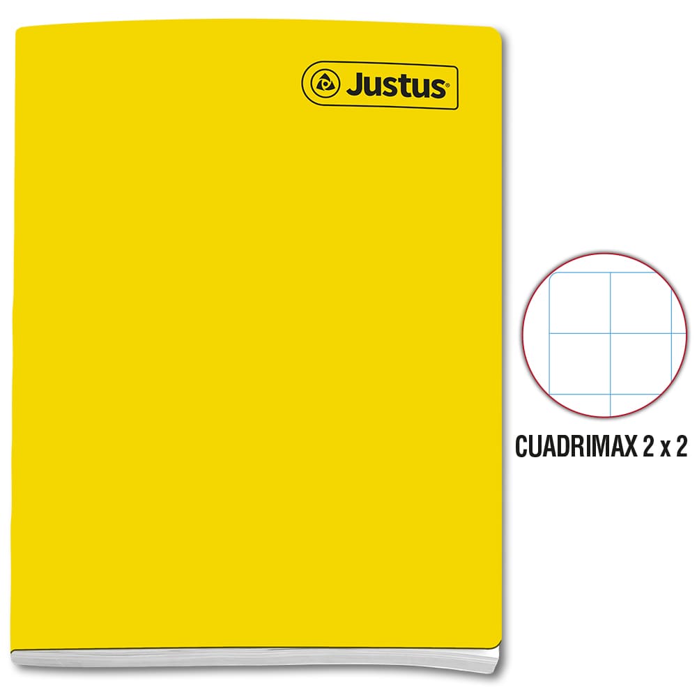 Cuaderno engrapado cuadrimax 2x2 A4x80 hojas Justus