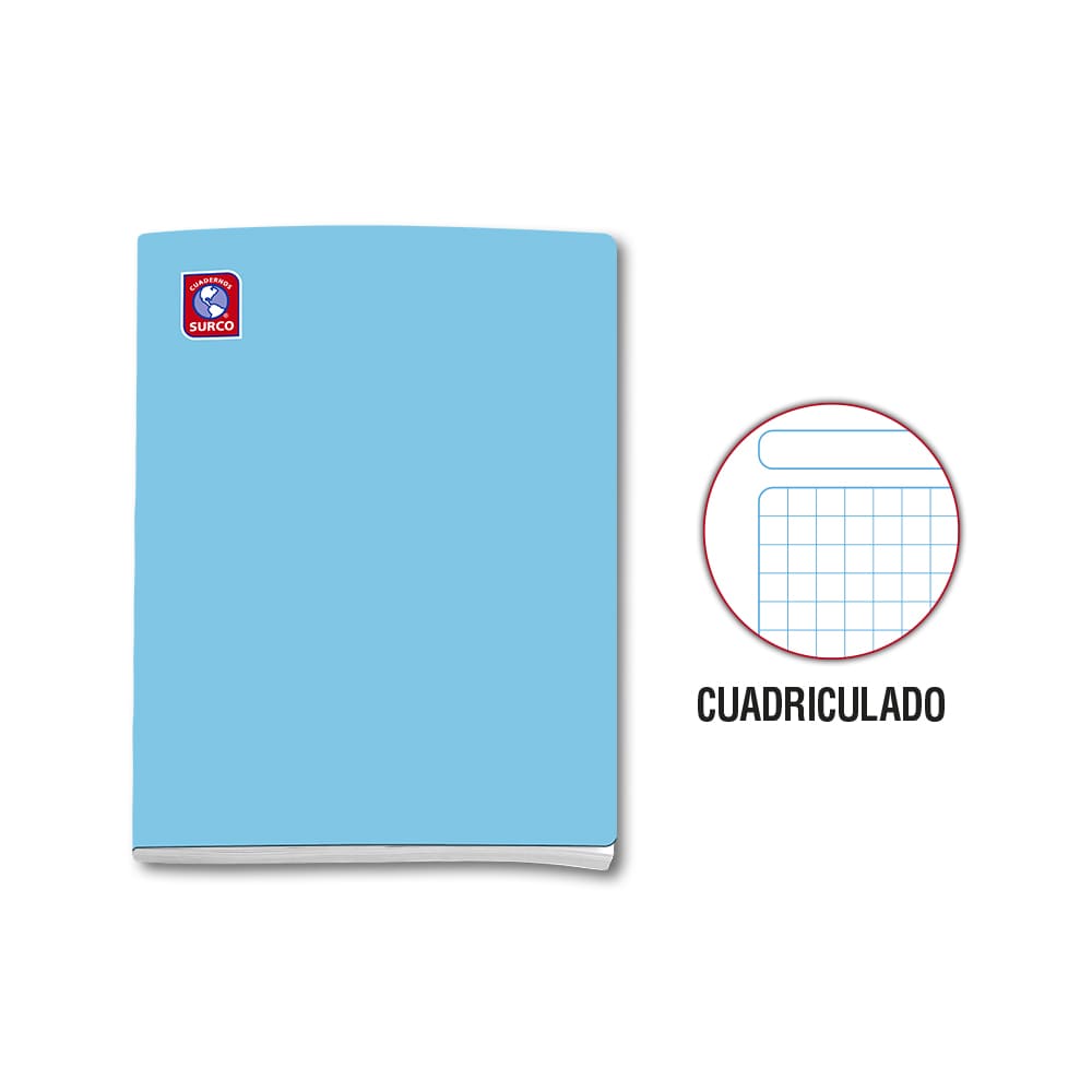 Cuaderno engrapado cuadriculado A5x40 hojas Surco