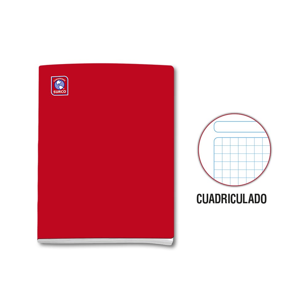 Cuaderno engrapado cuadriculado A5x40 hojas Surco