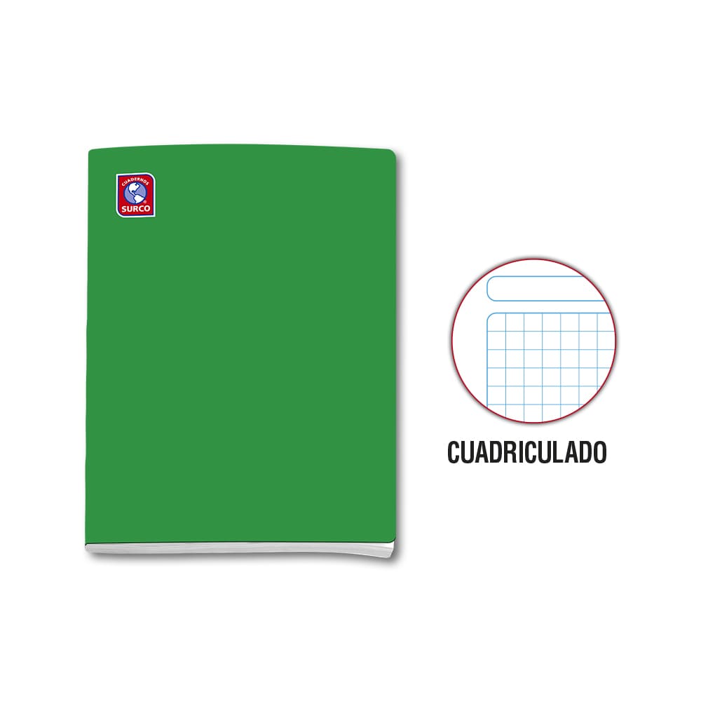 Cuaderno engrapado cuadriculado A5x40 hojas Surco