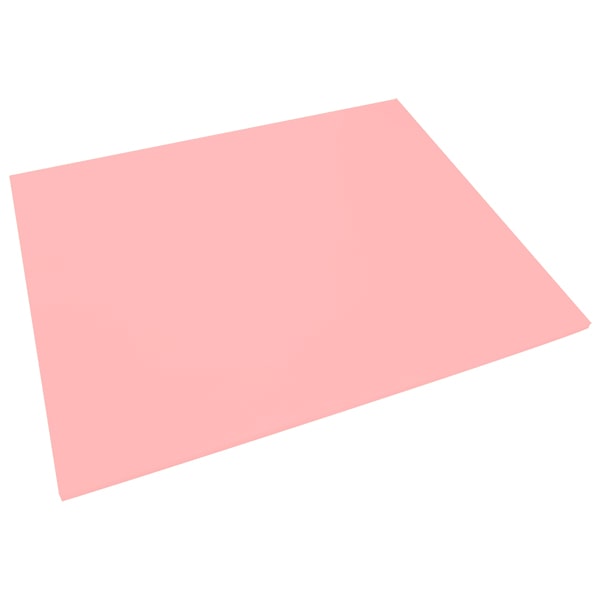 Cartulina escolar rosado 50x65 25 und.