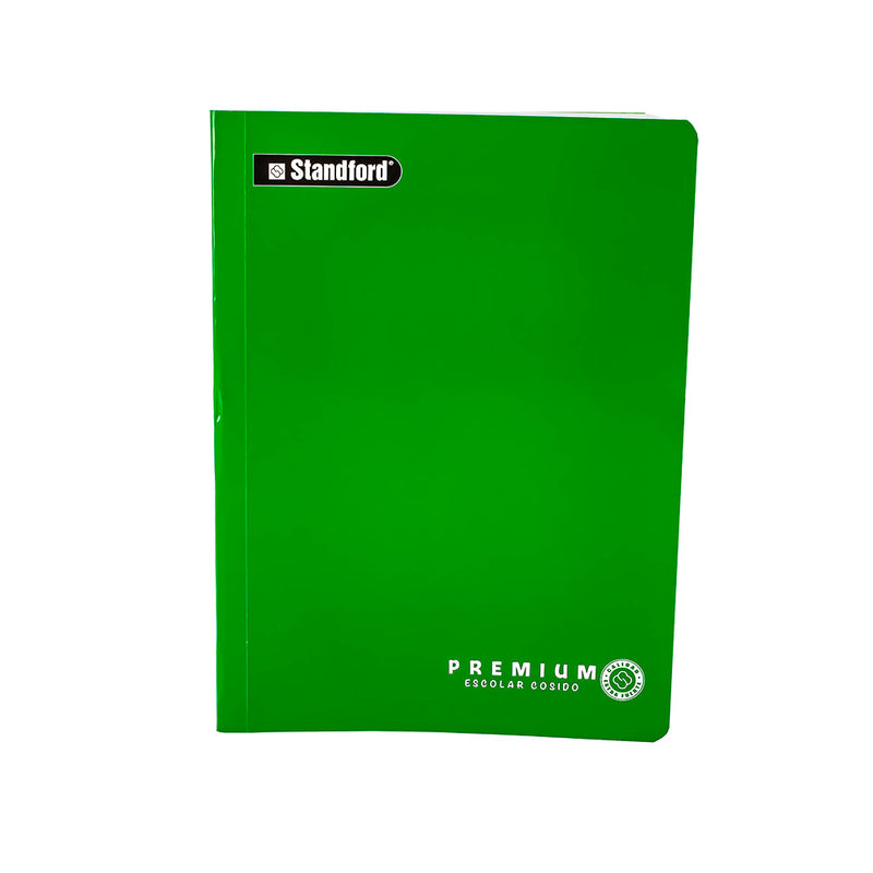 Cuaderno cosido rayado A4x92 hojas sólido Premium Standford