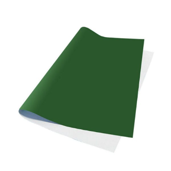 Papel lustre color verde oscuro rollo x 3 unidades