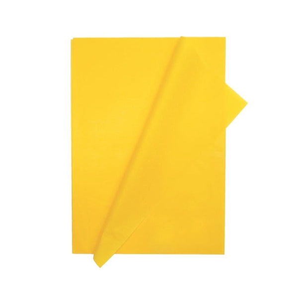 Papel seda color amarillo x 3 unidades