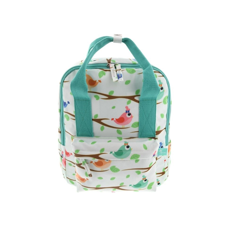 Mochila Escolar Niños Xtech 14" XTB-501 Turquesa/Blanco