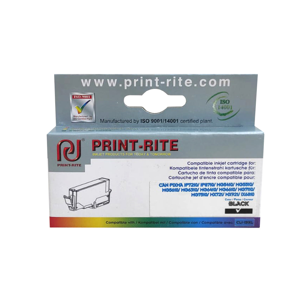 TINTA COMPATIBLE PRINR RITE CN CLI 151XL BLACK MG5410/6310 11ML