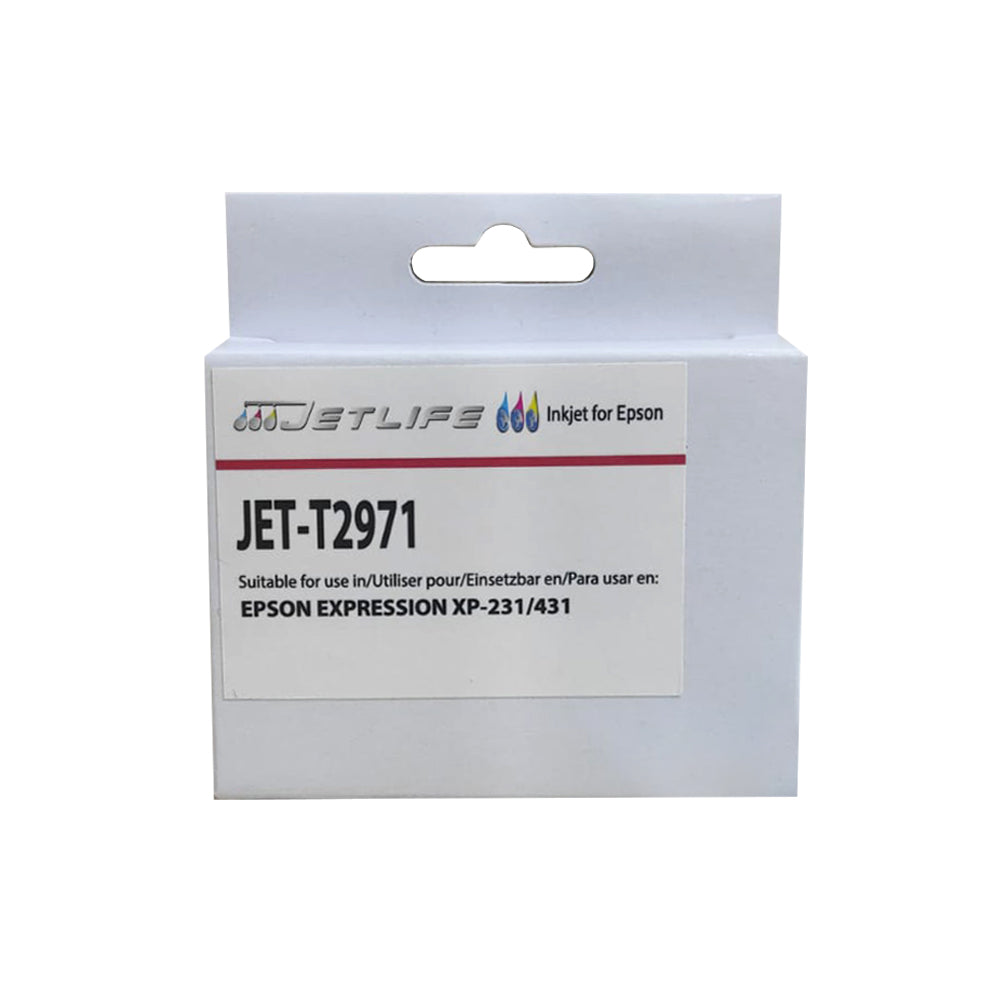 TINTA COMPATIBLE JETLIFE EP T297120 231/431 BLACK 8 ML