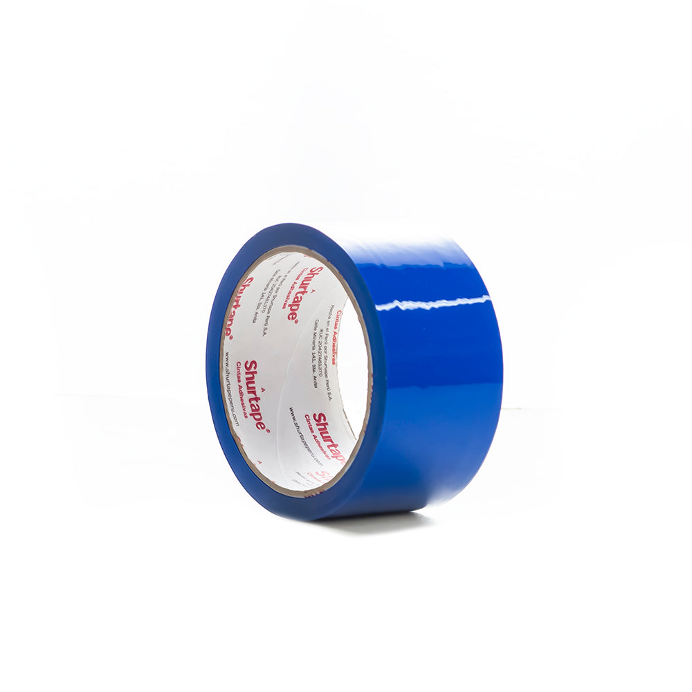 Cinta de embalaje azul 2 x 55 yardas (a 45) Shurtape