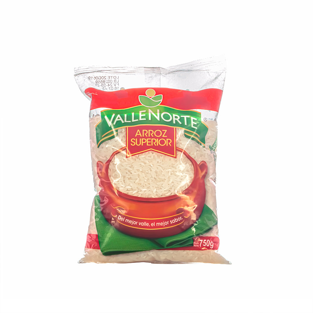 Arroz superior 750 gr vallenorte