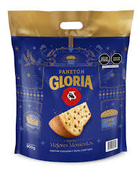 Panetón zipper 0.9 kg gloria navidad