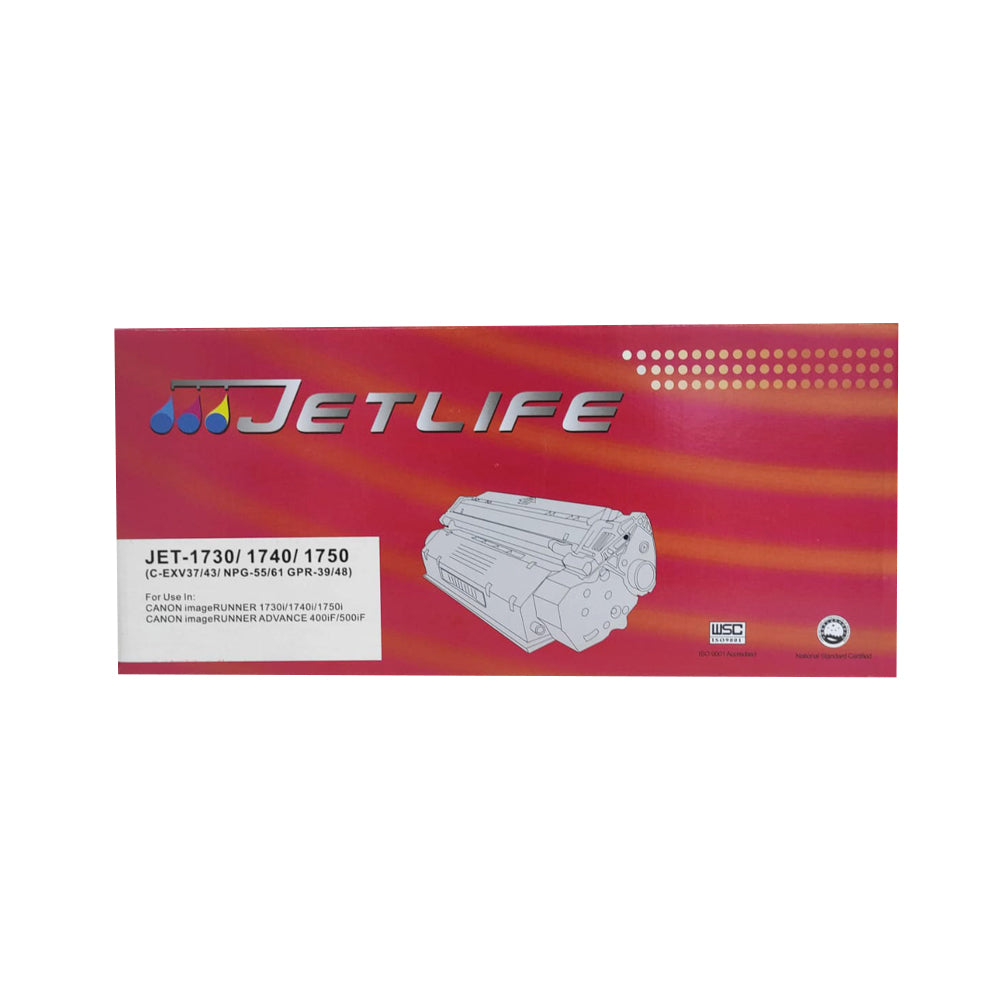 TONER COMPATIBLE JETLIFE CN GPR 39 IR1730/1740 BLACK 15,000 PG