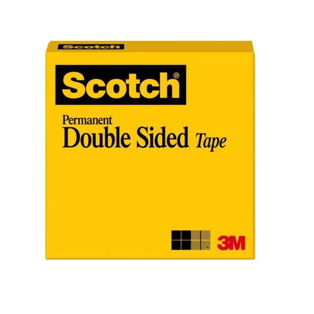 Cinta scotch doble faz en caja 12.7 mm x 22.8 m Scotch