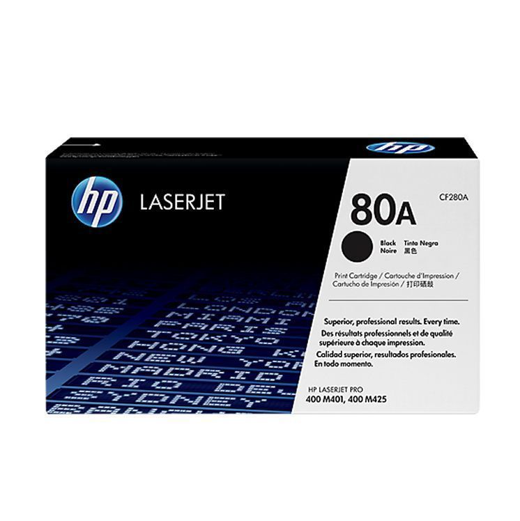 TONER CF280A (80A) LJ M401/M425 NEGRO 2.7K HP