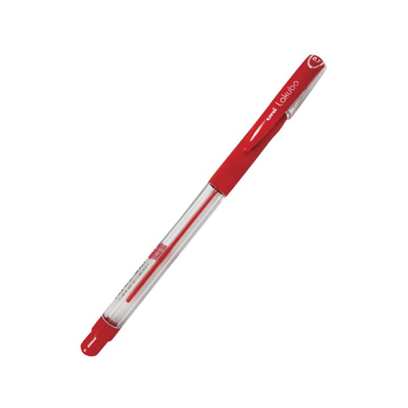 Lapicero rojo lakubo sg 100 0.7 mm uniball