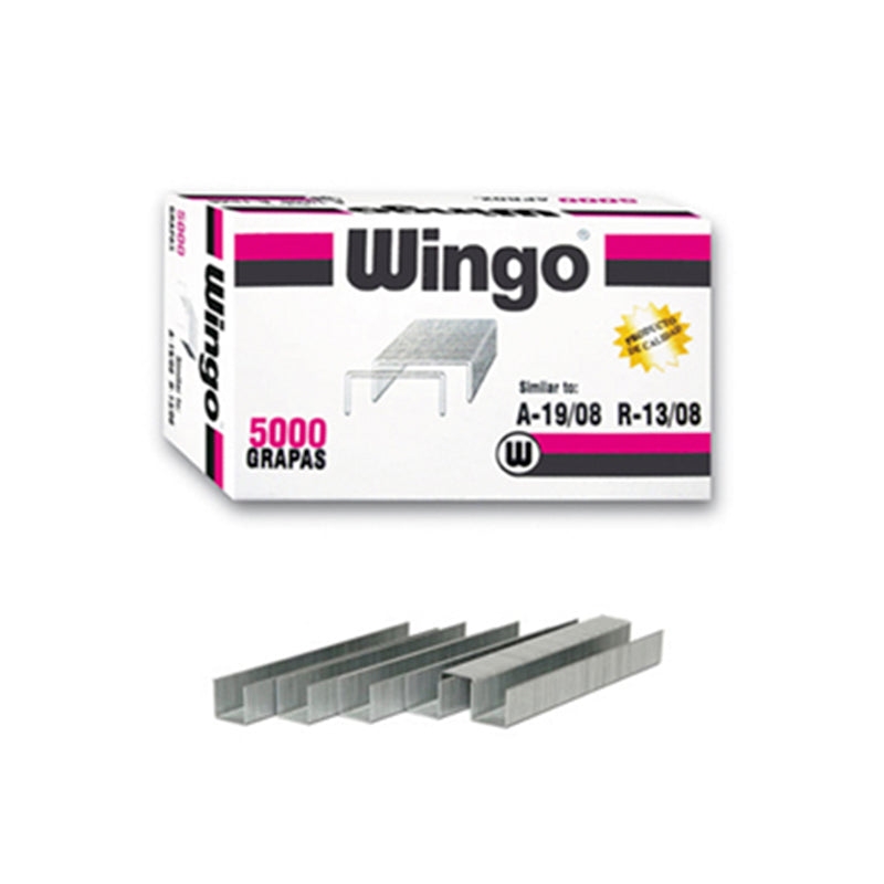 Grapas 13/8 caja x 5000 unidades  (clavadora n23) Wingo