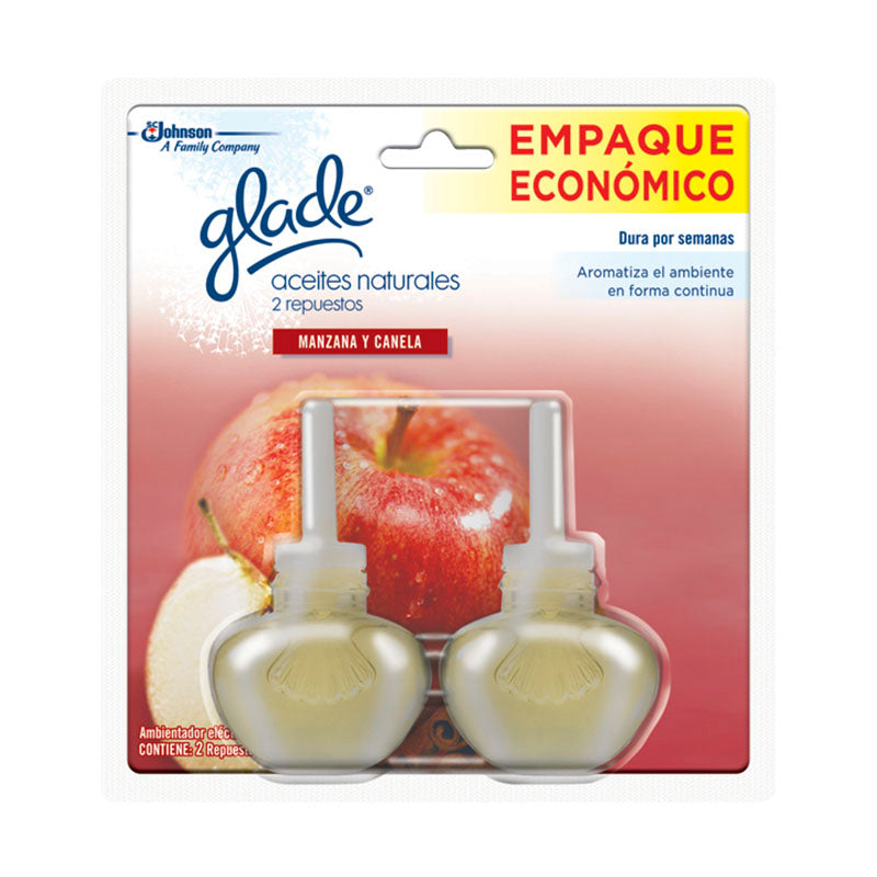 Repuesto manzana/canela 21 ml x 2 und Glade