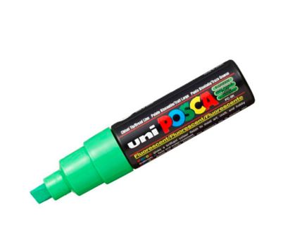 Plumón tipo témpera posca pc 8k verde fluorescente