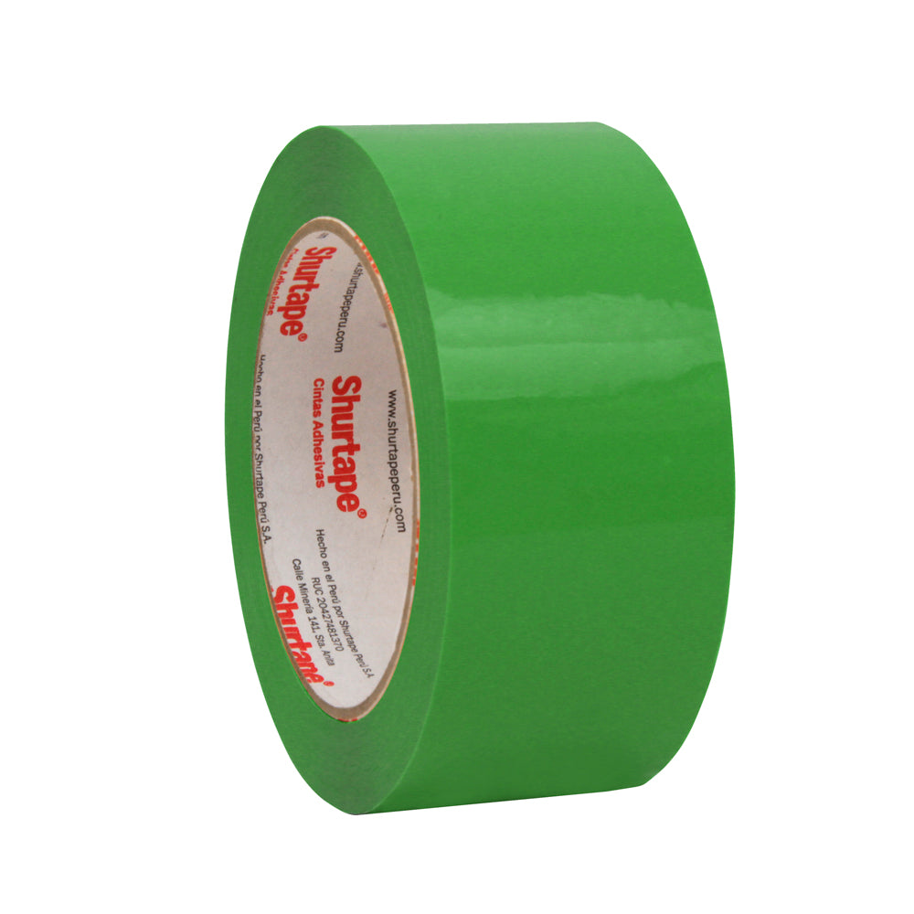 Cinta de embalaje verde 2 x 110 yardas (a 45) Shurtape