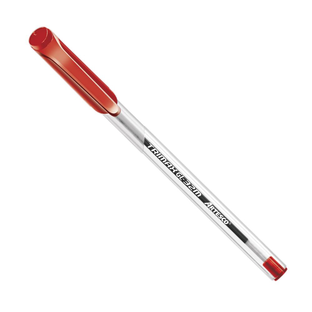 Lapicero tinta semi gel rojo gl 32 m trimax 1.0 mm Artesco