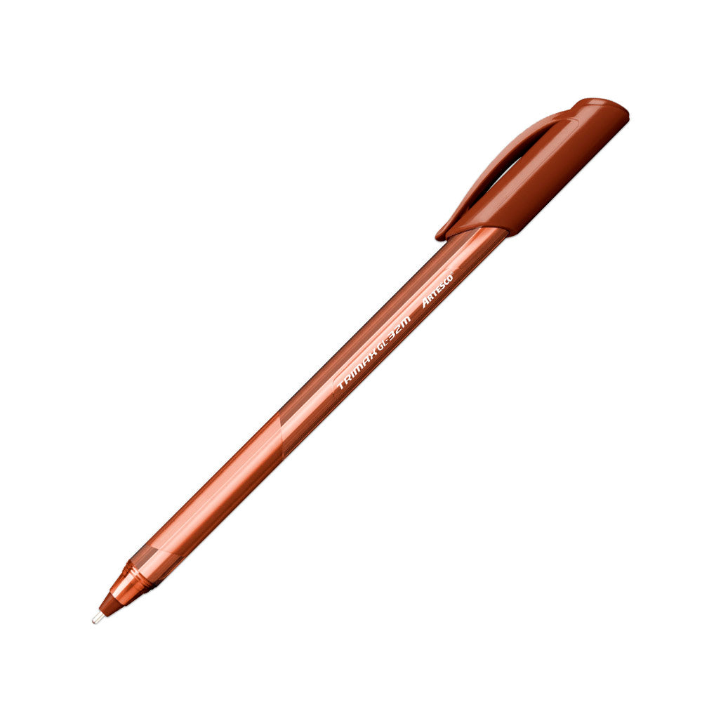 Lapicero semi gel marron claro gl-32 m artesco