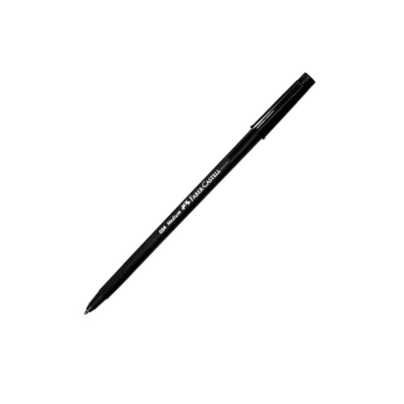 Lapicero negro 034 m 1.0 mm faber castell