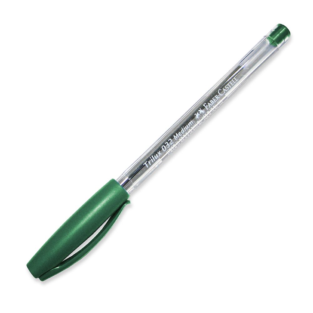 Lapicero verde 032-M trilux 1.0 mm Faber Castell