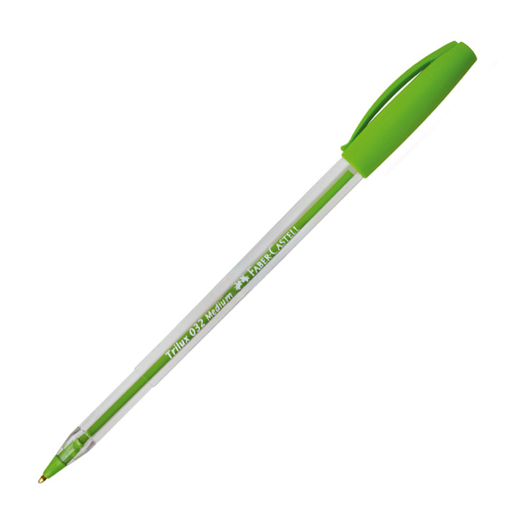 Lapicero verde limón 032-M trilux 1.0 mm Faber Castell