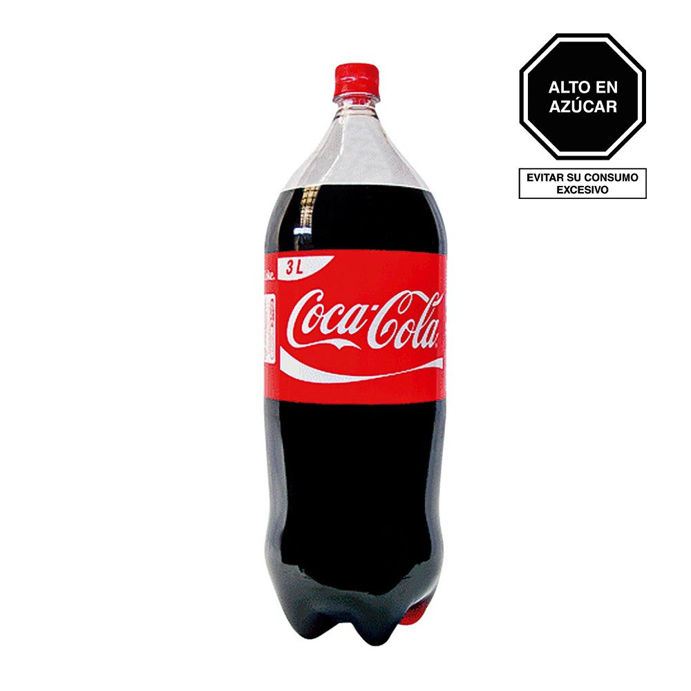 Gaseosa 3000 ml descart pack x 4 un coca cola