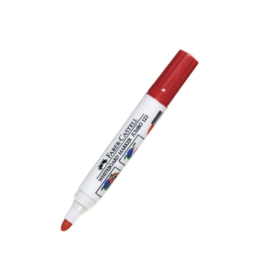 Plumón punta gruesa 123 rojo Faber Castell